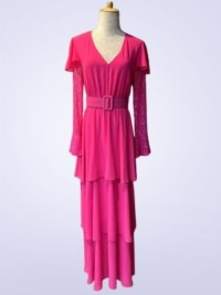 Chiffon + Lace Dress (100% Polyester)