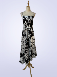 Printed casual  dress yw-25009