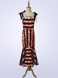 Print casual  dress yw-25004